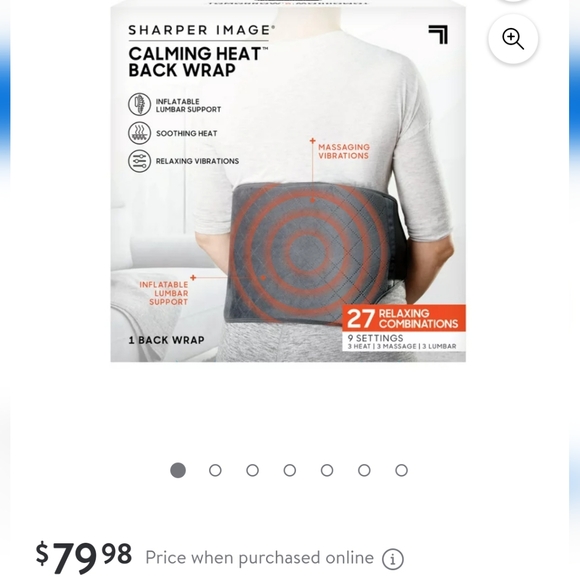 Sharper Image Calming Heat Back Wrap - Picture 11 of 11